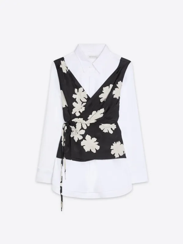 Layered shirt made by Dries Van Noten