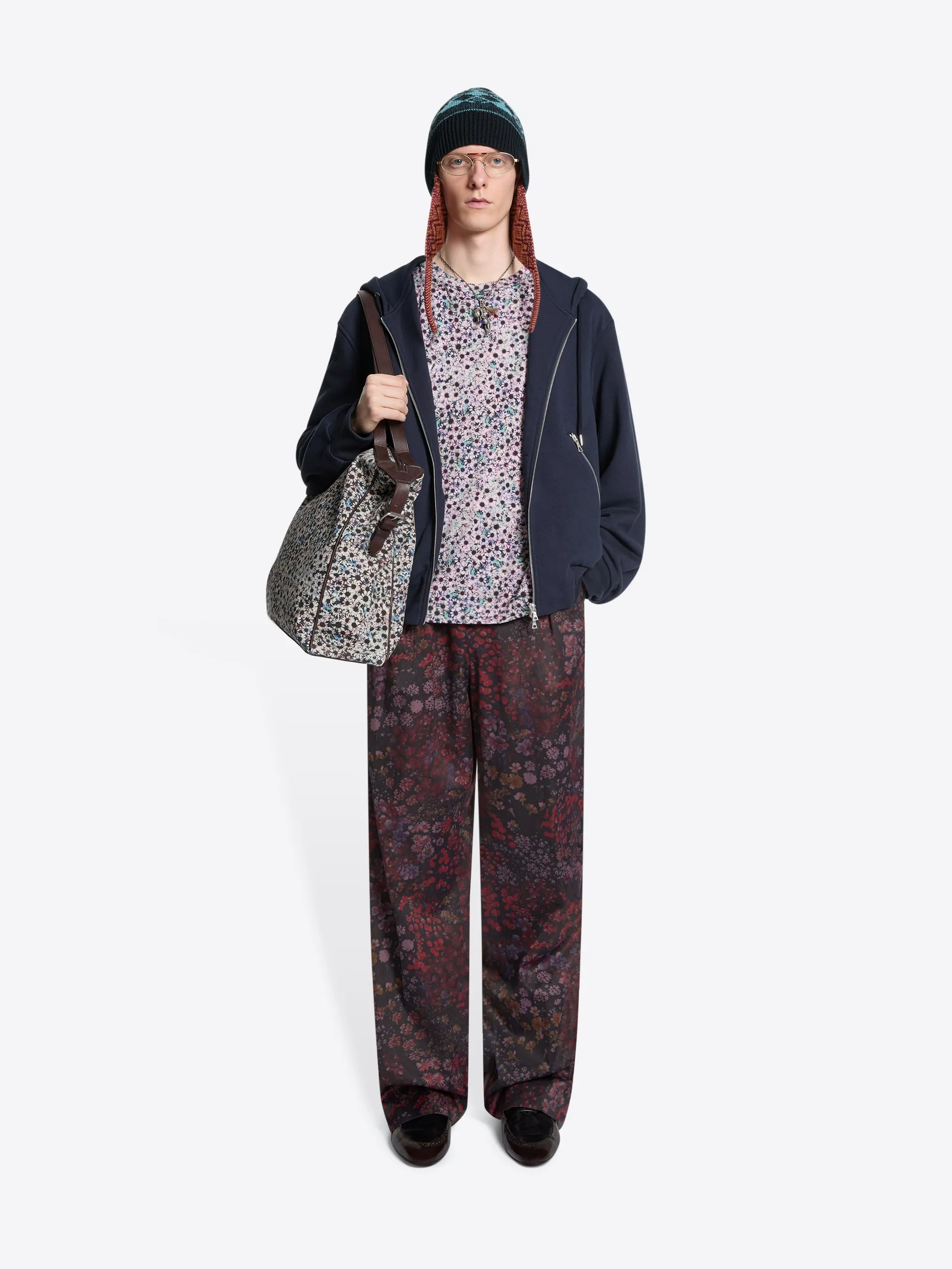 Loose zipped hoodie sold by Dries Van Noten product image thumbnail 2