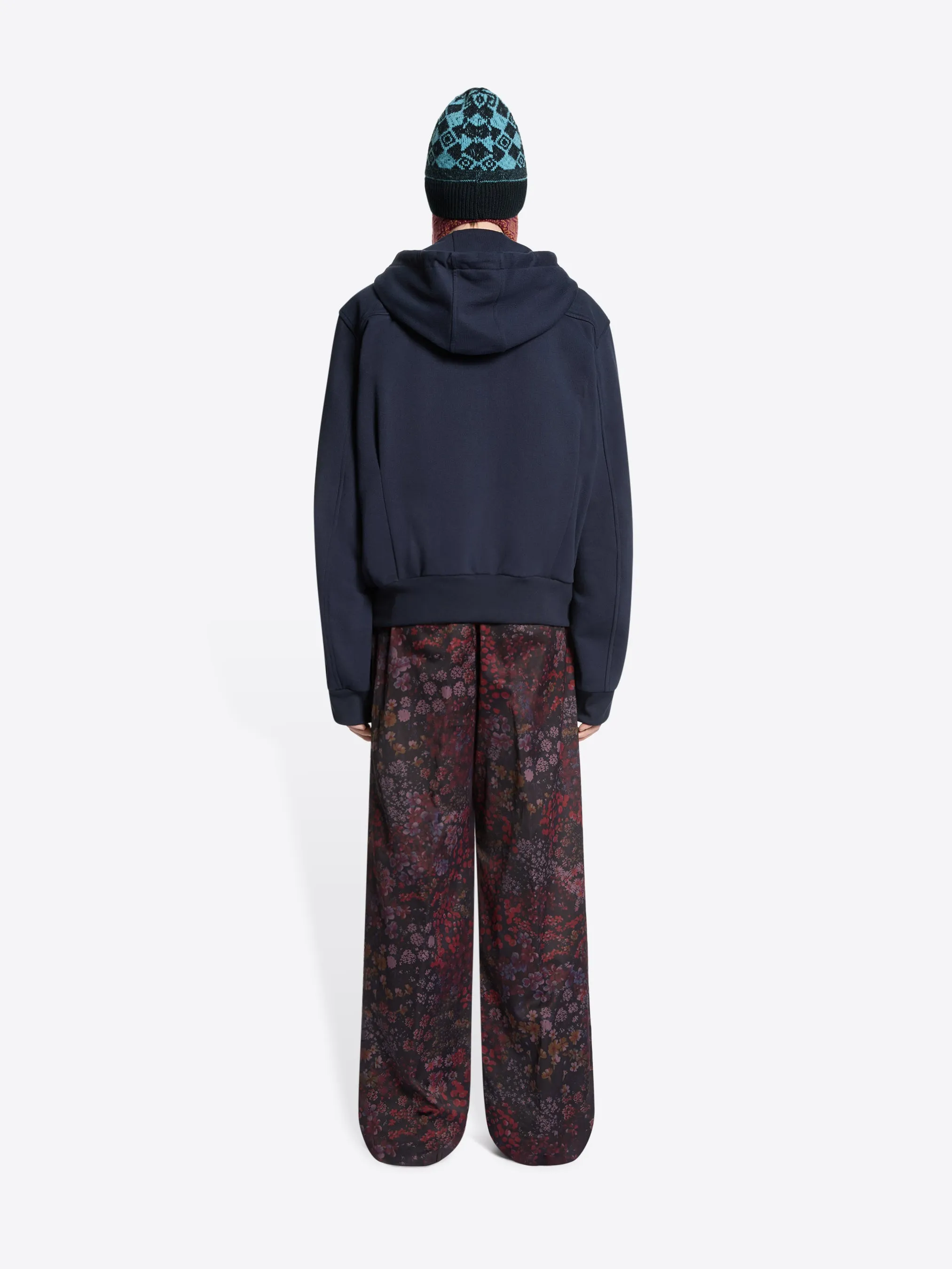 Loose zipped hoodie sold by Dries Van Noten product image thumbnail 4