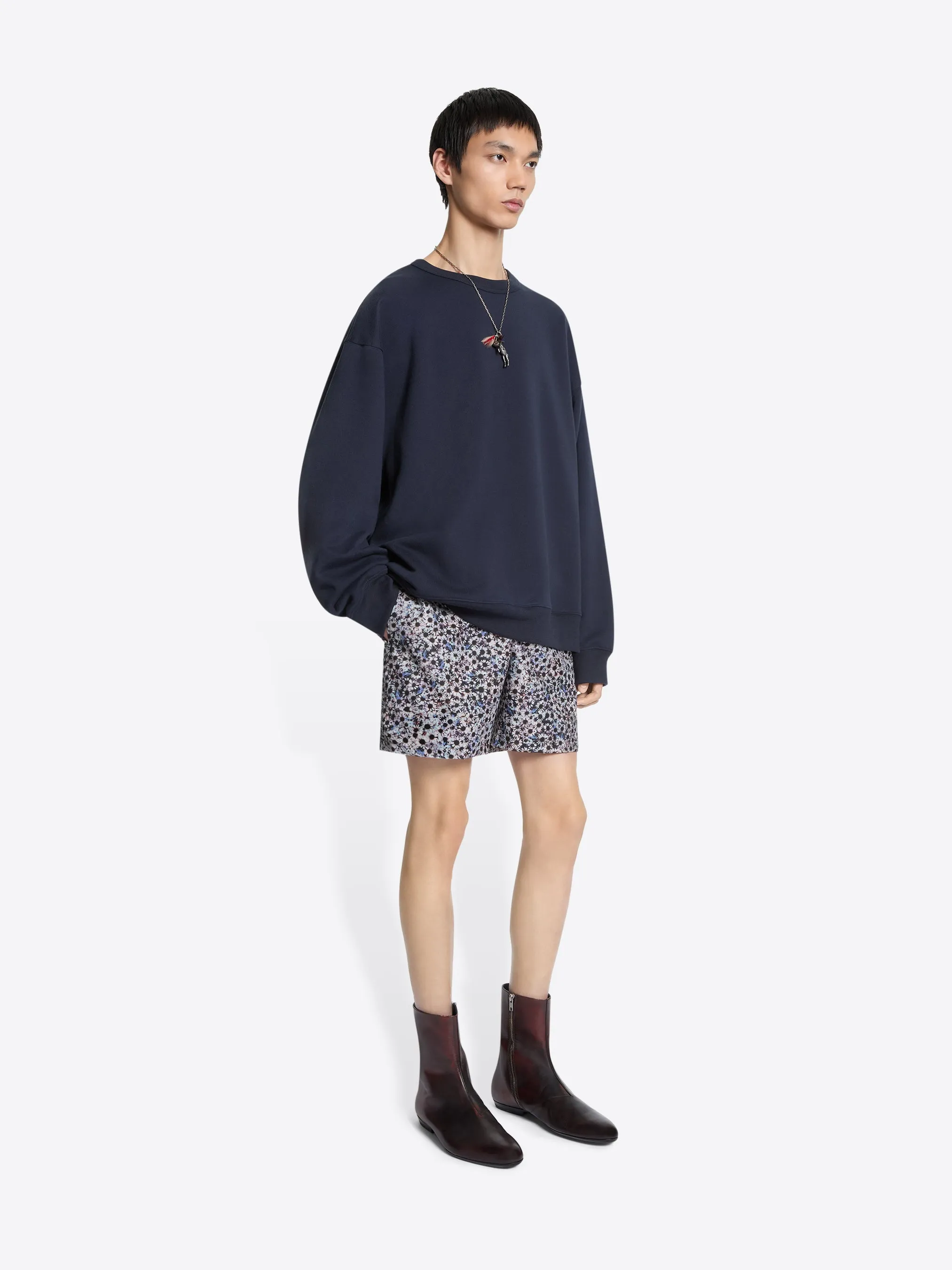 Oversized cotton sweatshirt sold by Dries Van Noten product image thumbnail 3