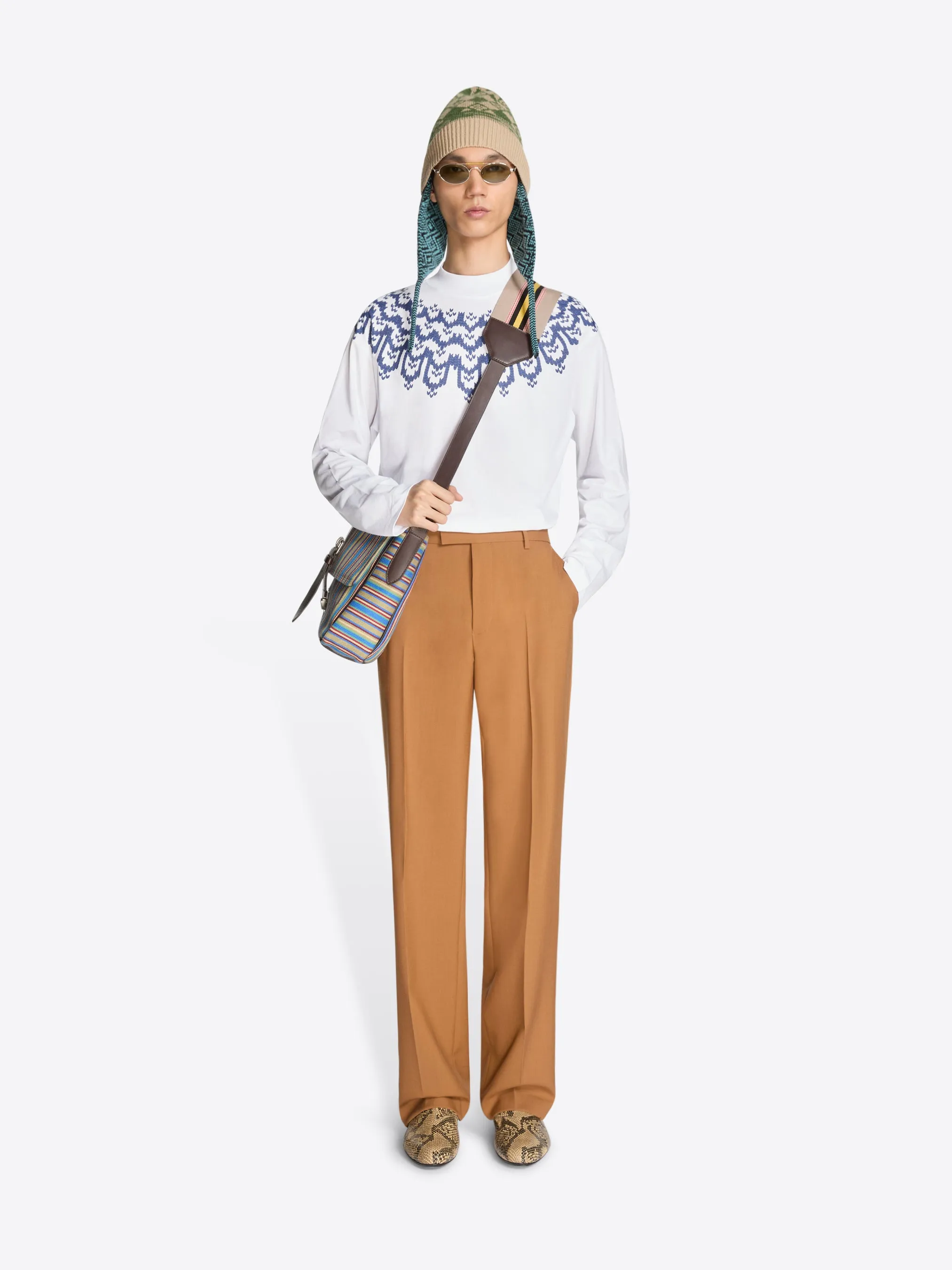 Long sleeve cotton tee sold by Dries Van Noten product image thumbnail 2