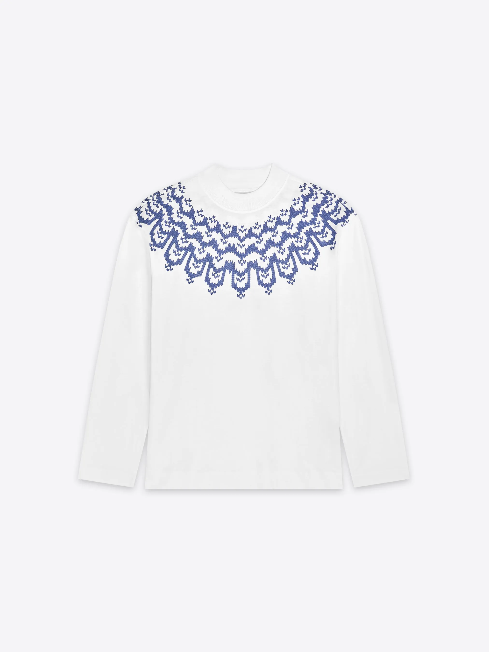 Long sleeve cotton tee sold by Dries Van Noten