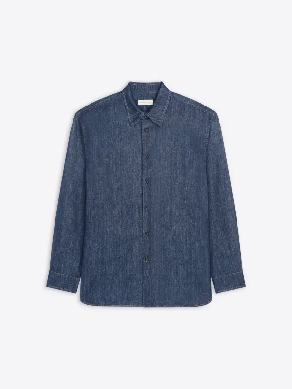 Loose denim shirt made by Dries Van Noten