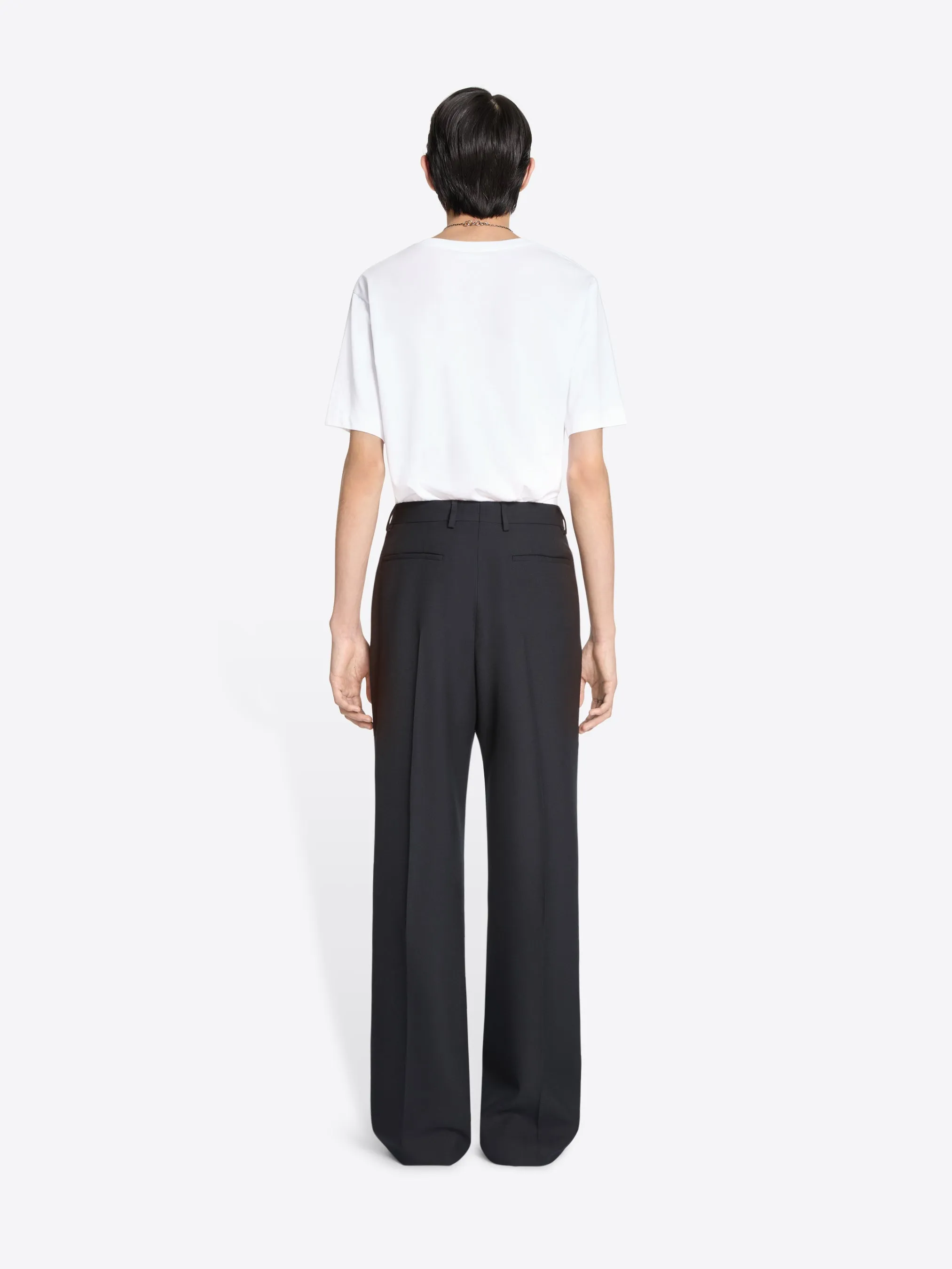 Cuffed cotton wool pants sold by Dries Van Noten product image thumbnail 4