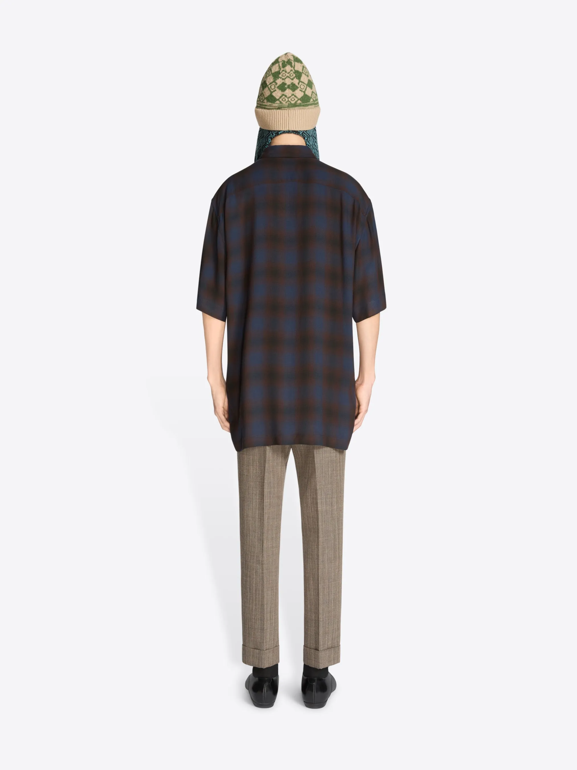 Cuffed wool pants sold by Dries Van Noten product image thumbnail 4