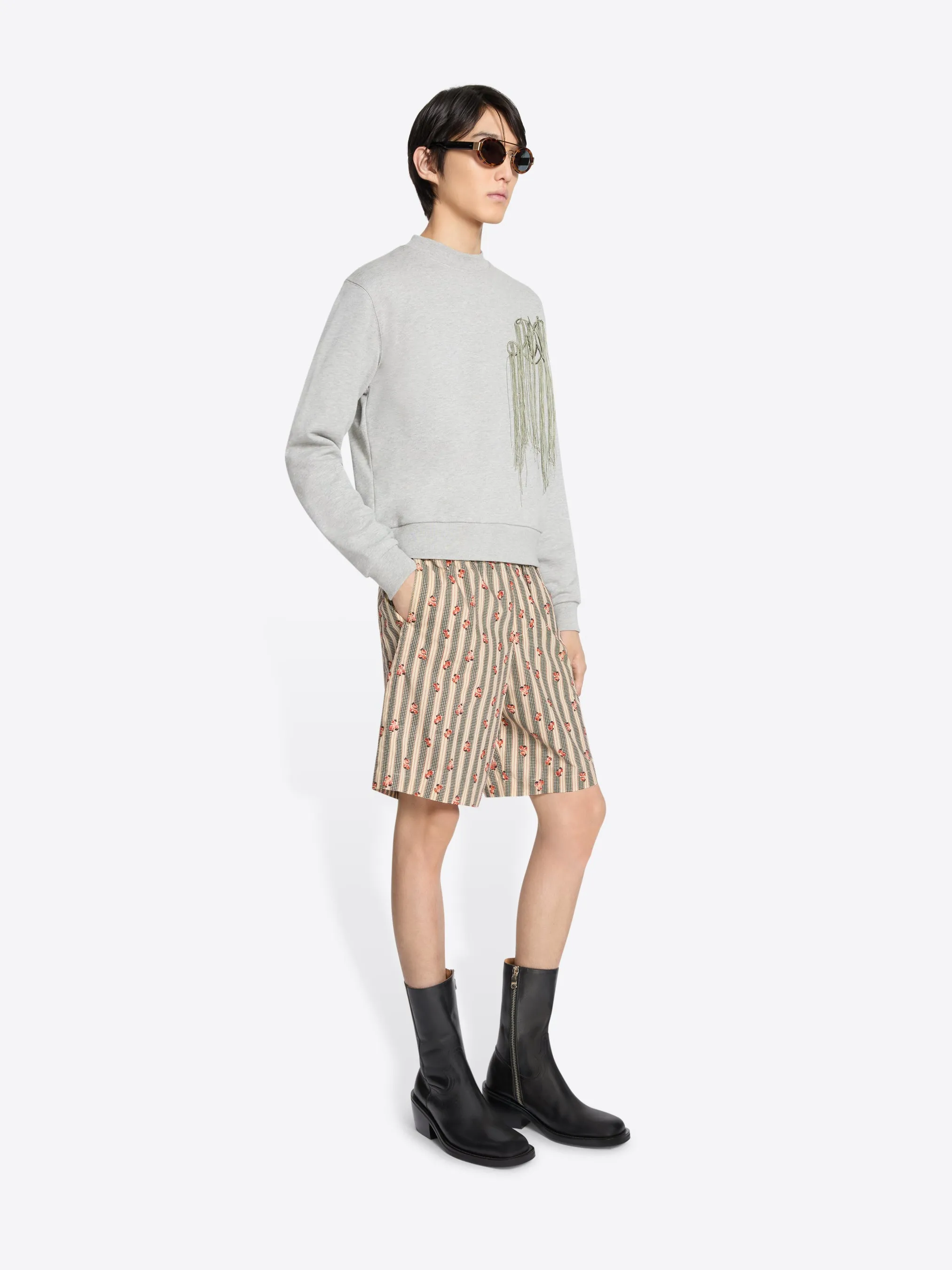 Cotton poplin shorts sold by Dries Van Noten product image thumbnail 3