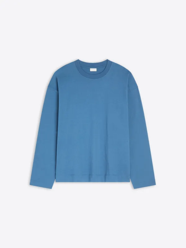 Long sleeve cotton tee made by Dries Van Noten