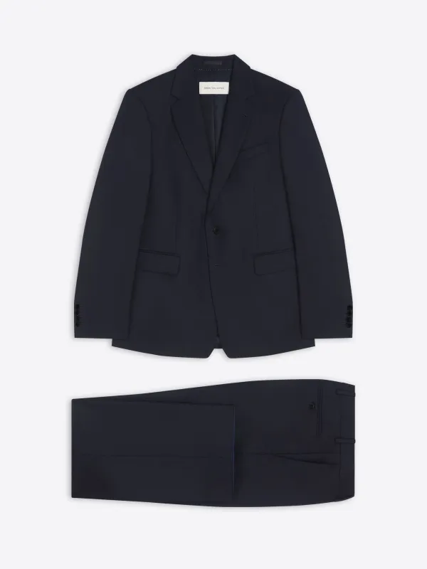 Slim fit wool suit made by Dries Van Noten