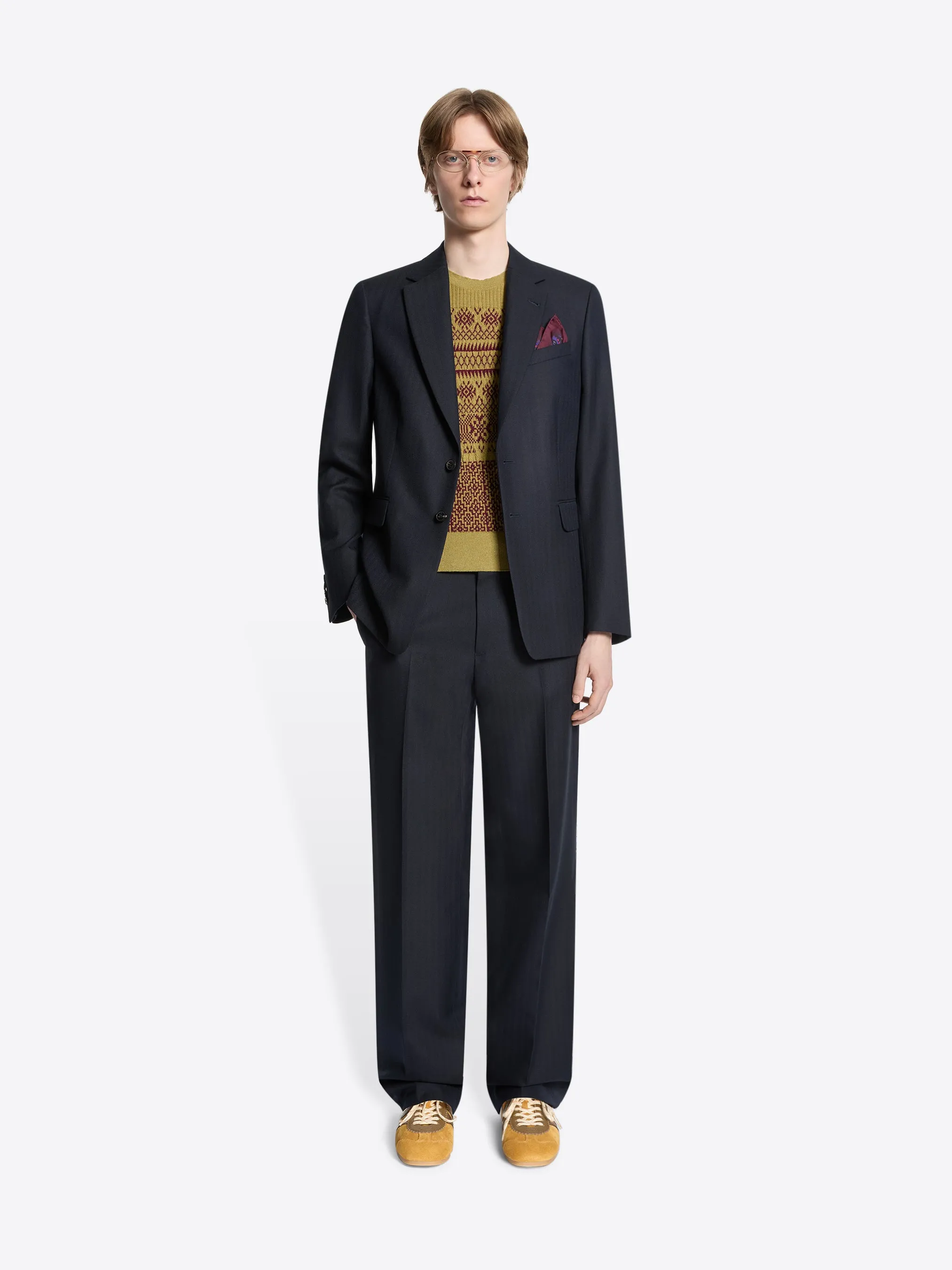 Slim fit wool suit sold by Dries Van Noten product image thumbnail 2