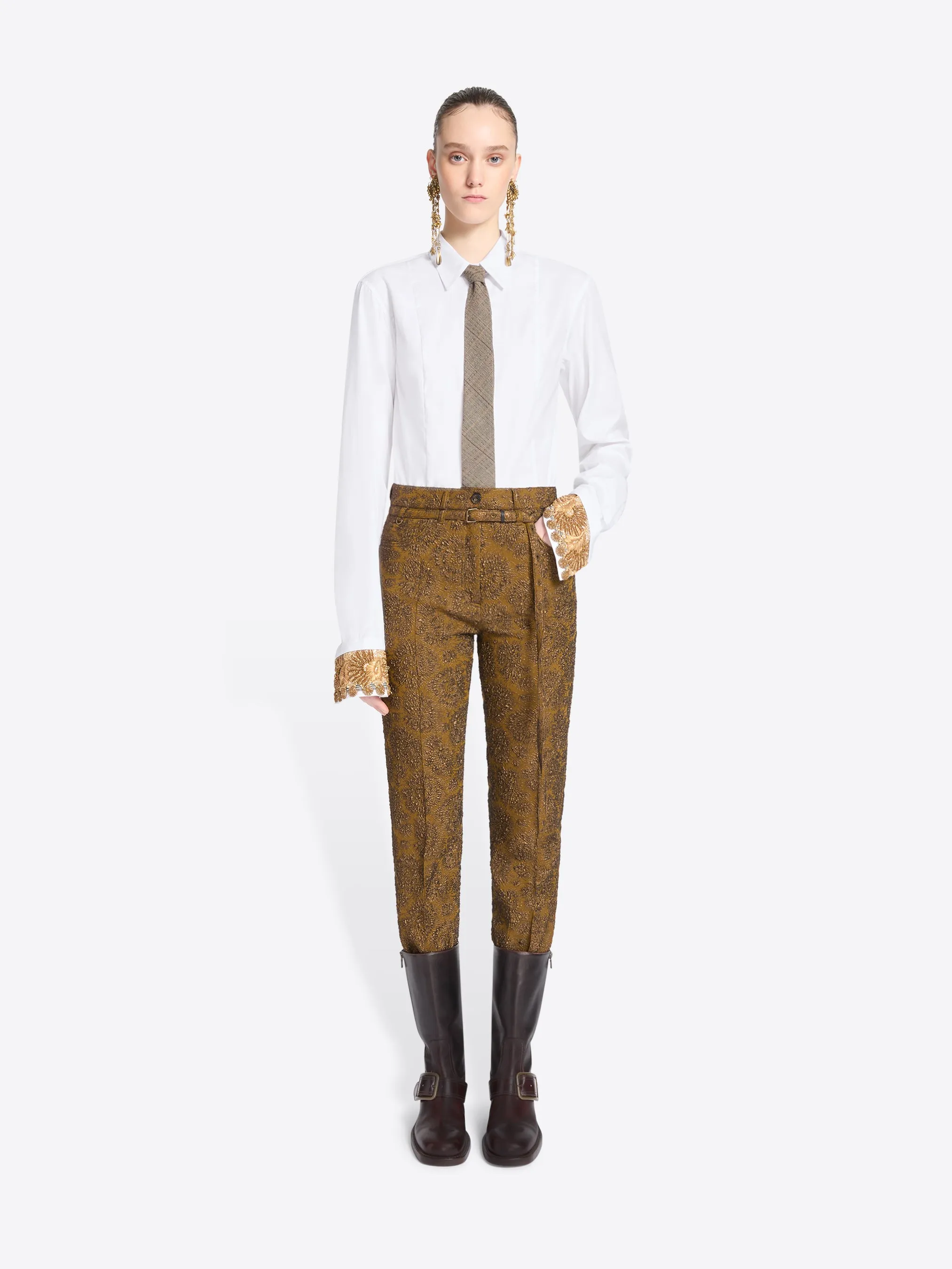 Wool tie sold by Dries Van Noten product image thumbnail 3