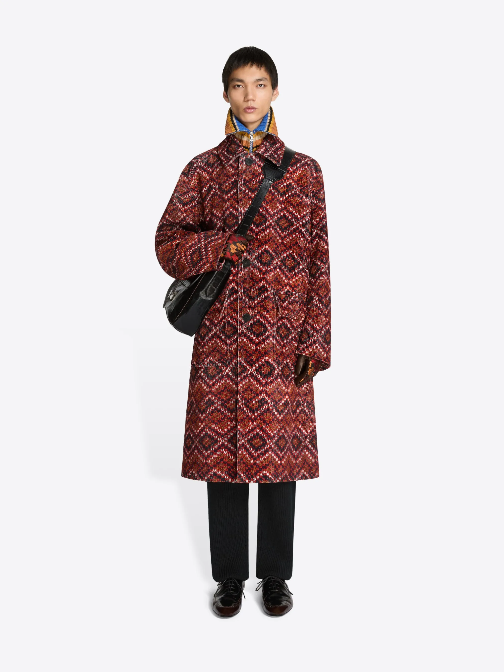Small leather crossbody bag sold by Dries Van Noten product image thumbnail 5