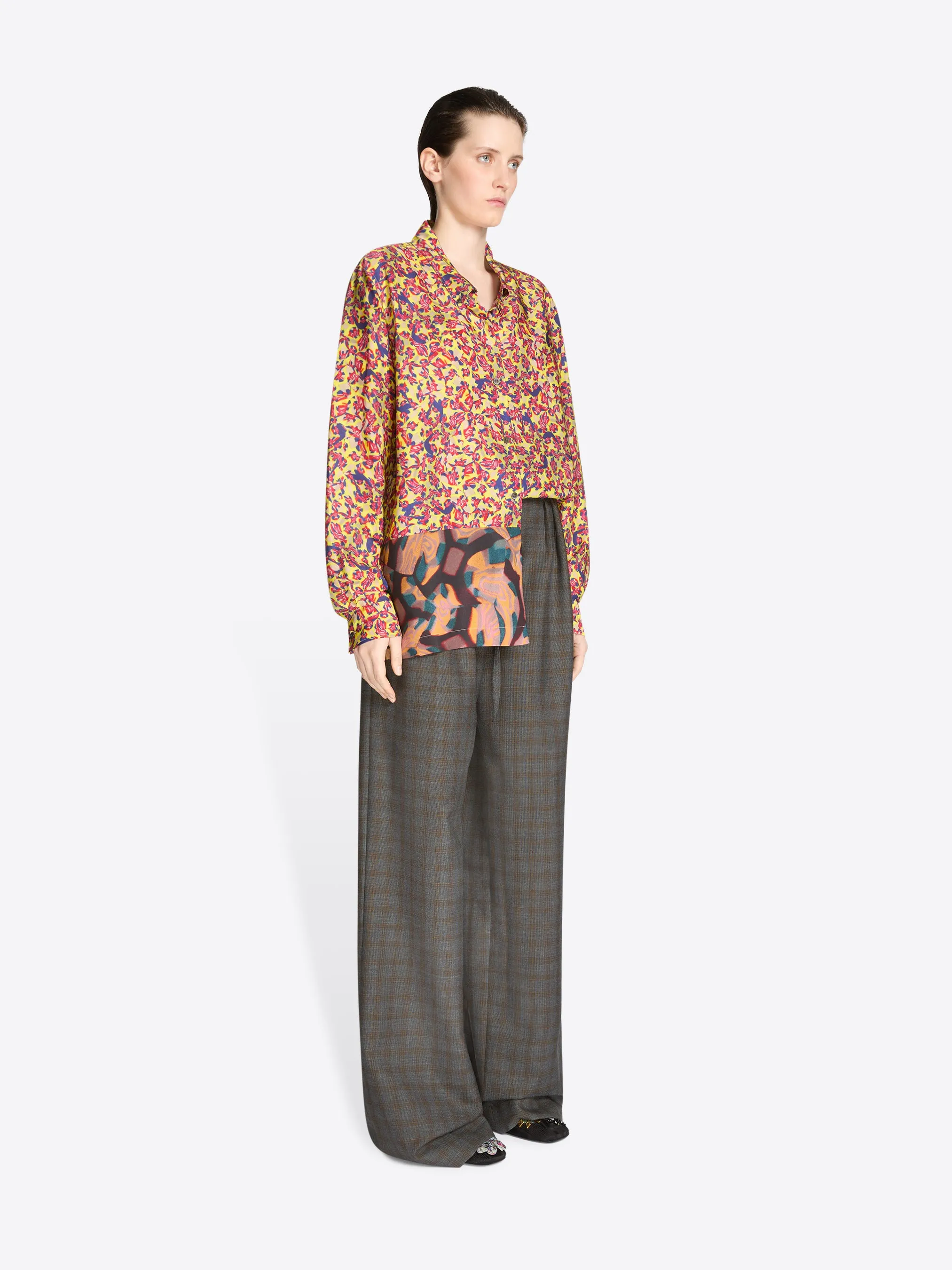 Belted wool pants sold by Dries Van Noten product image thumbnail 3