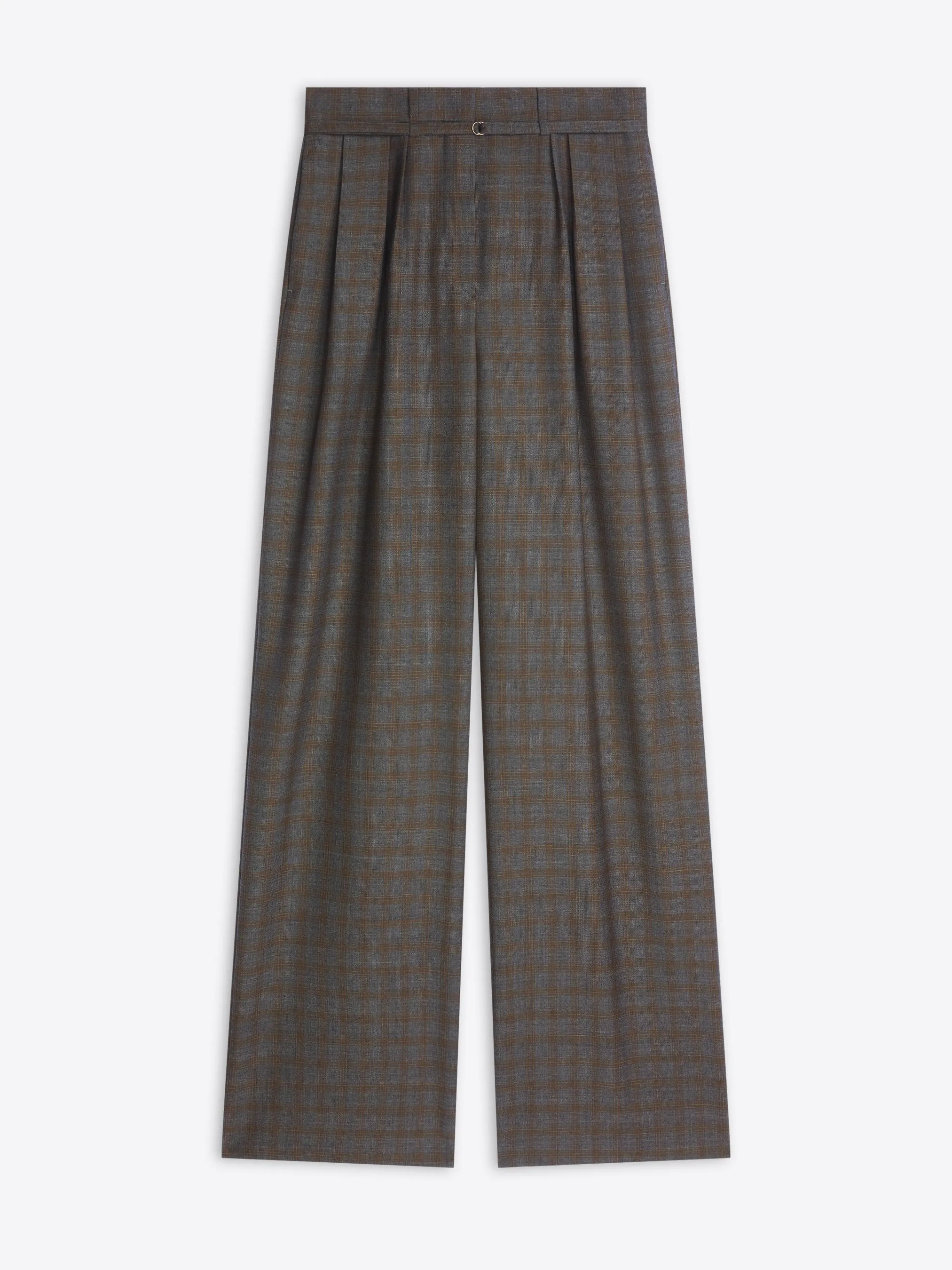 Belted wool pants sold by Dries Van Noten