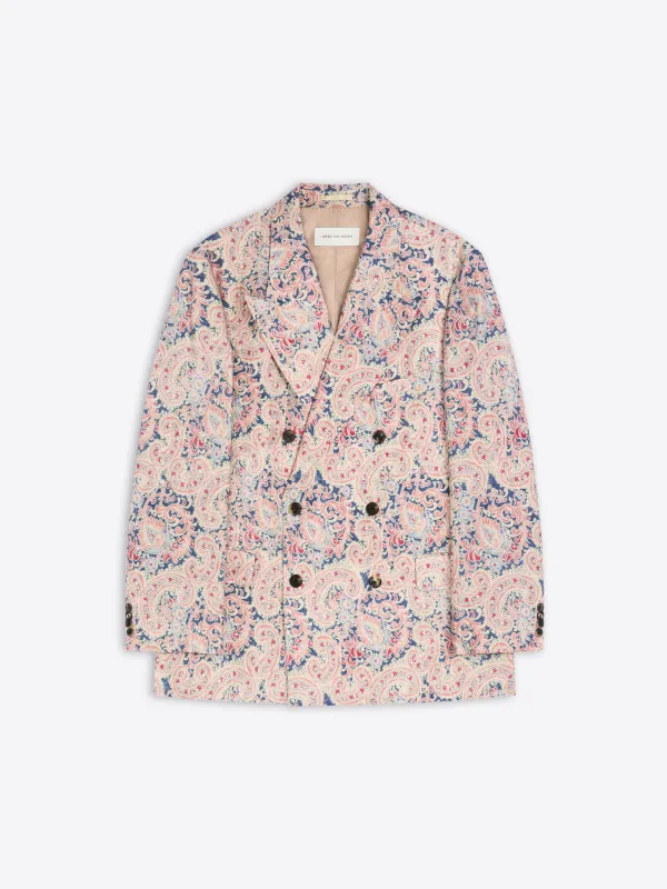 Oversized jacquard blazer made by Dries Van Noten