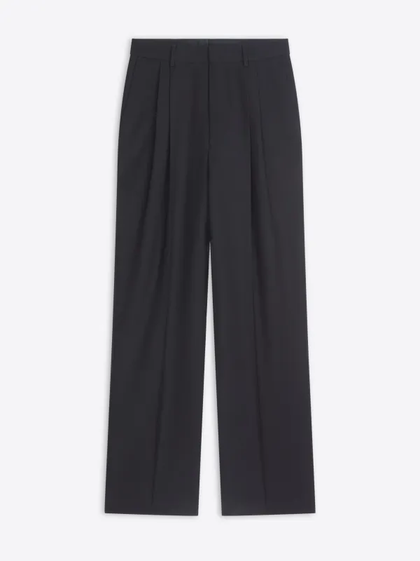 Straight-leg wool pants made by Dries Van Noten