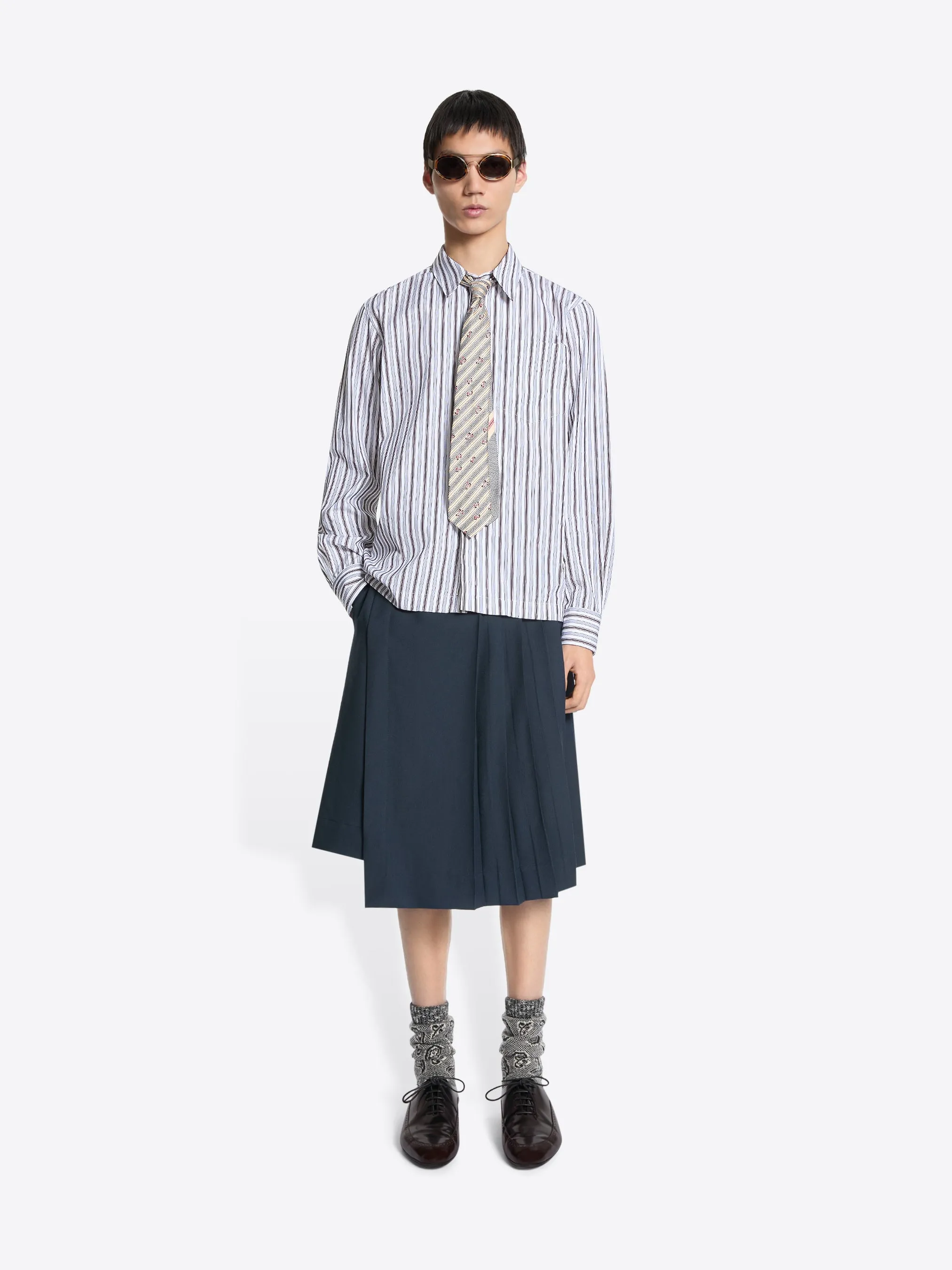Cotton zip shirt sold by Dries Van Noten product image thumbnail 2