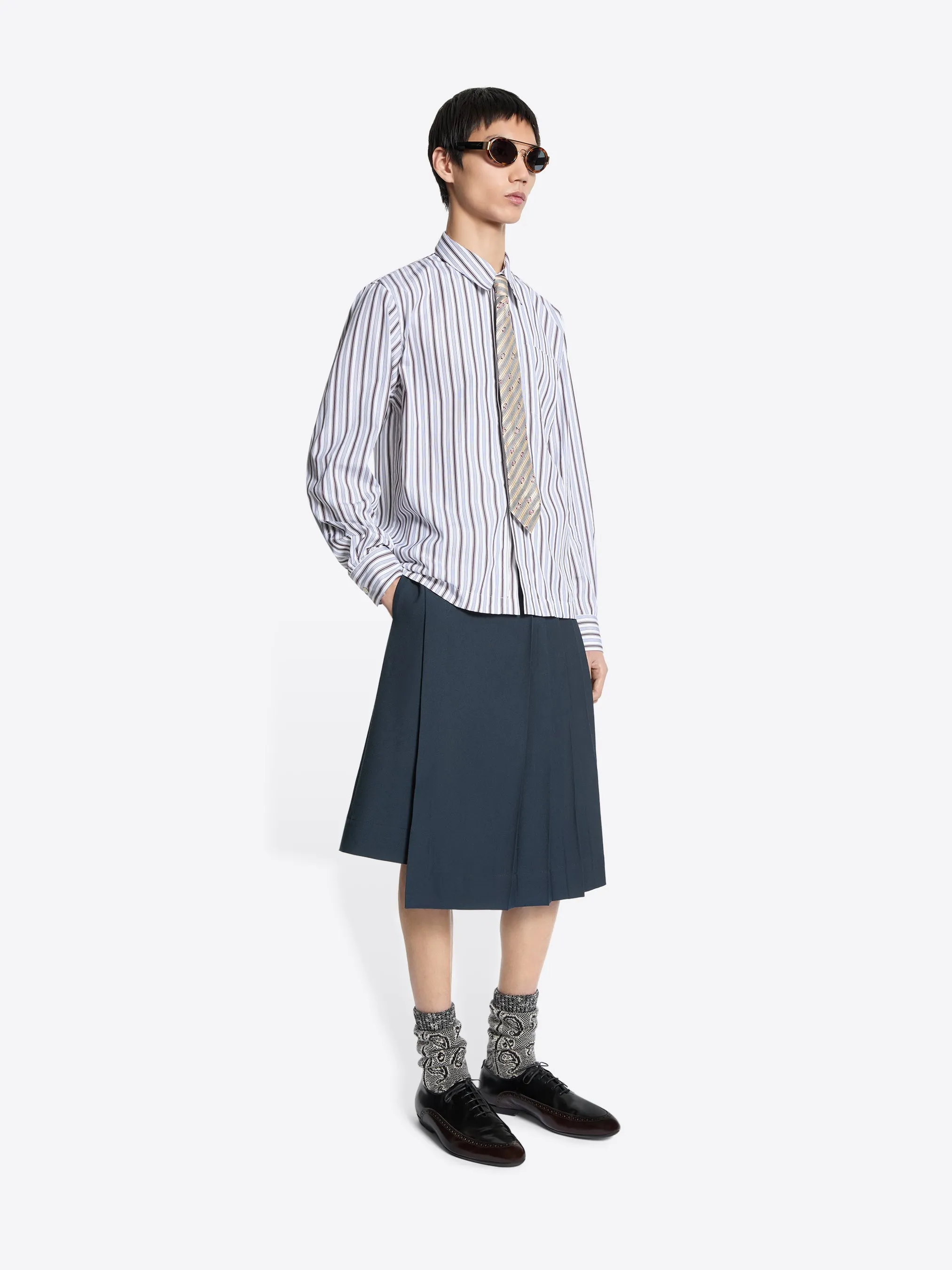 Cotton zip shirt sold by Dries Van Noten product image thumbnail 3