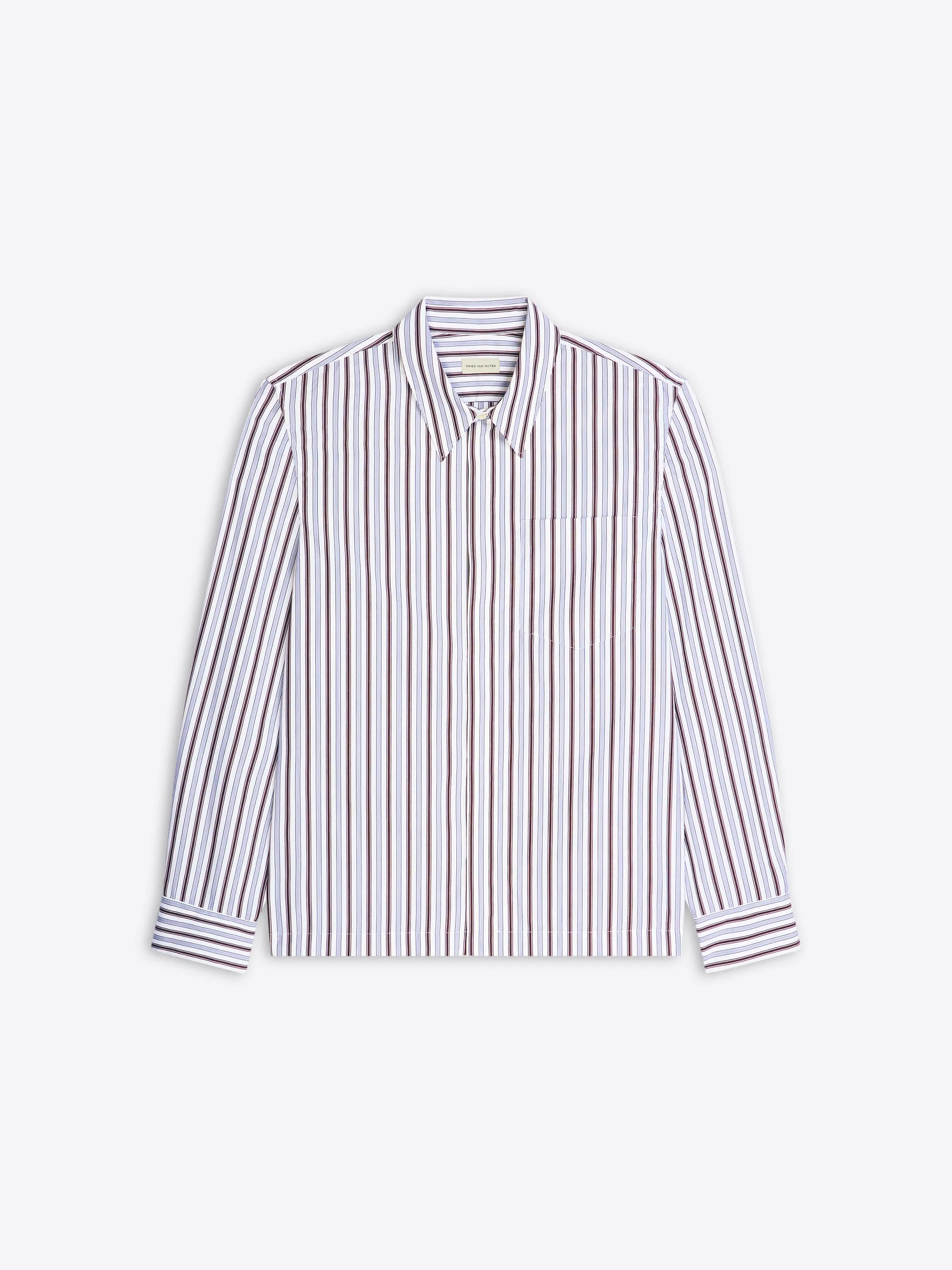 Cotton zip shirt sold by Dries Van Noten