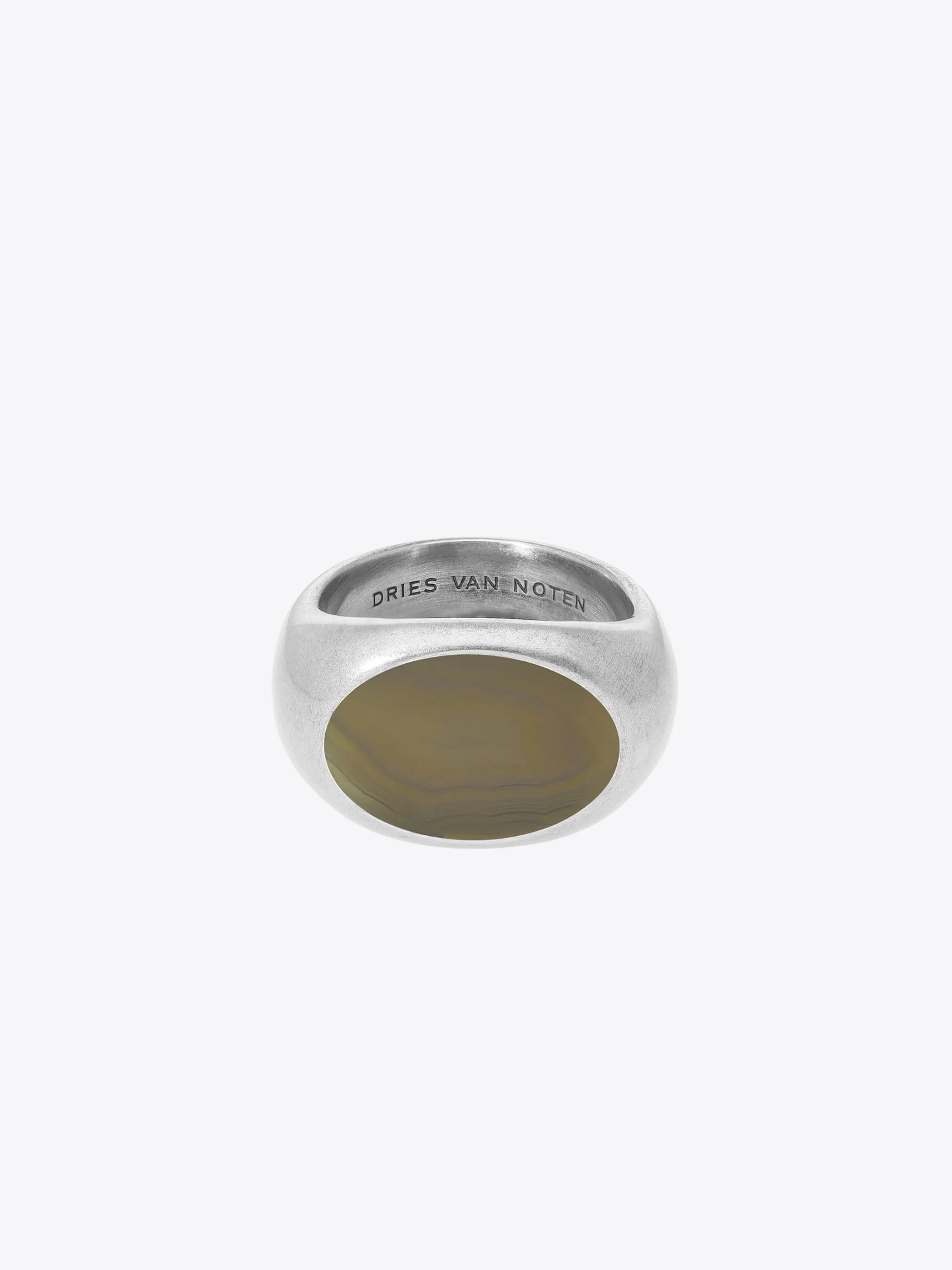 Stone signet ring sold by Dries Van Noten