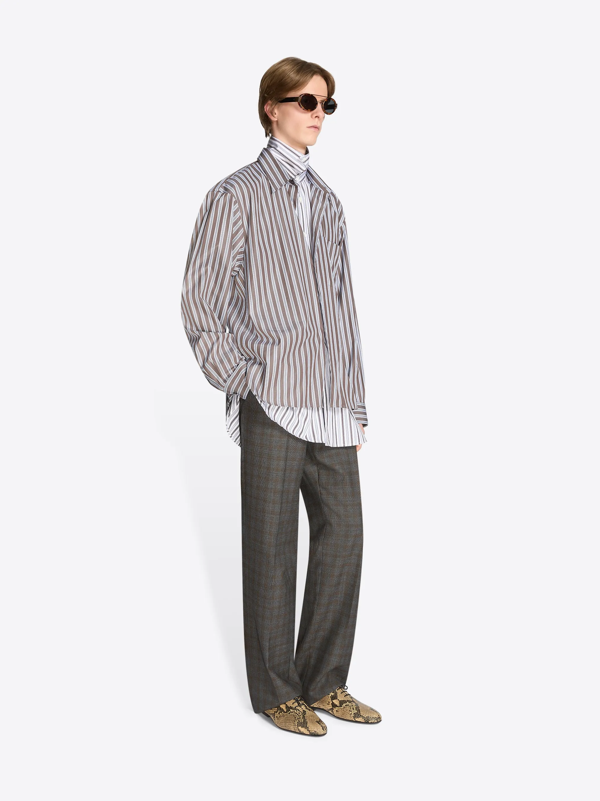 Double-layer cotton shirt sold by Dries Van Noten product image thumbnail 3