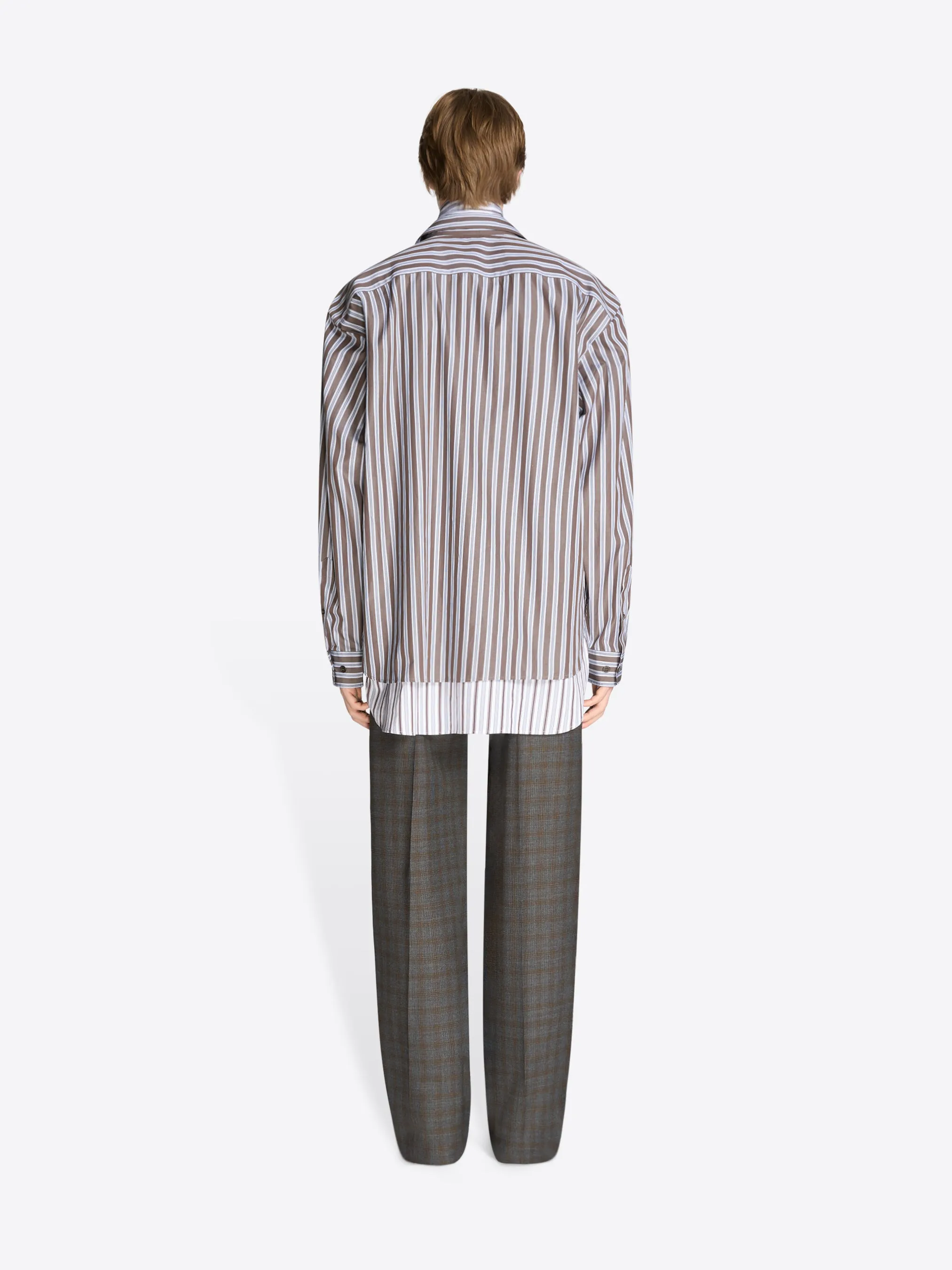 Double-layer cotton shirt sold by Dries Van Noten product image thumbnail 4