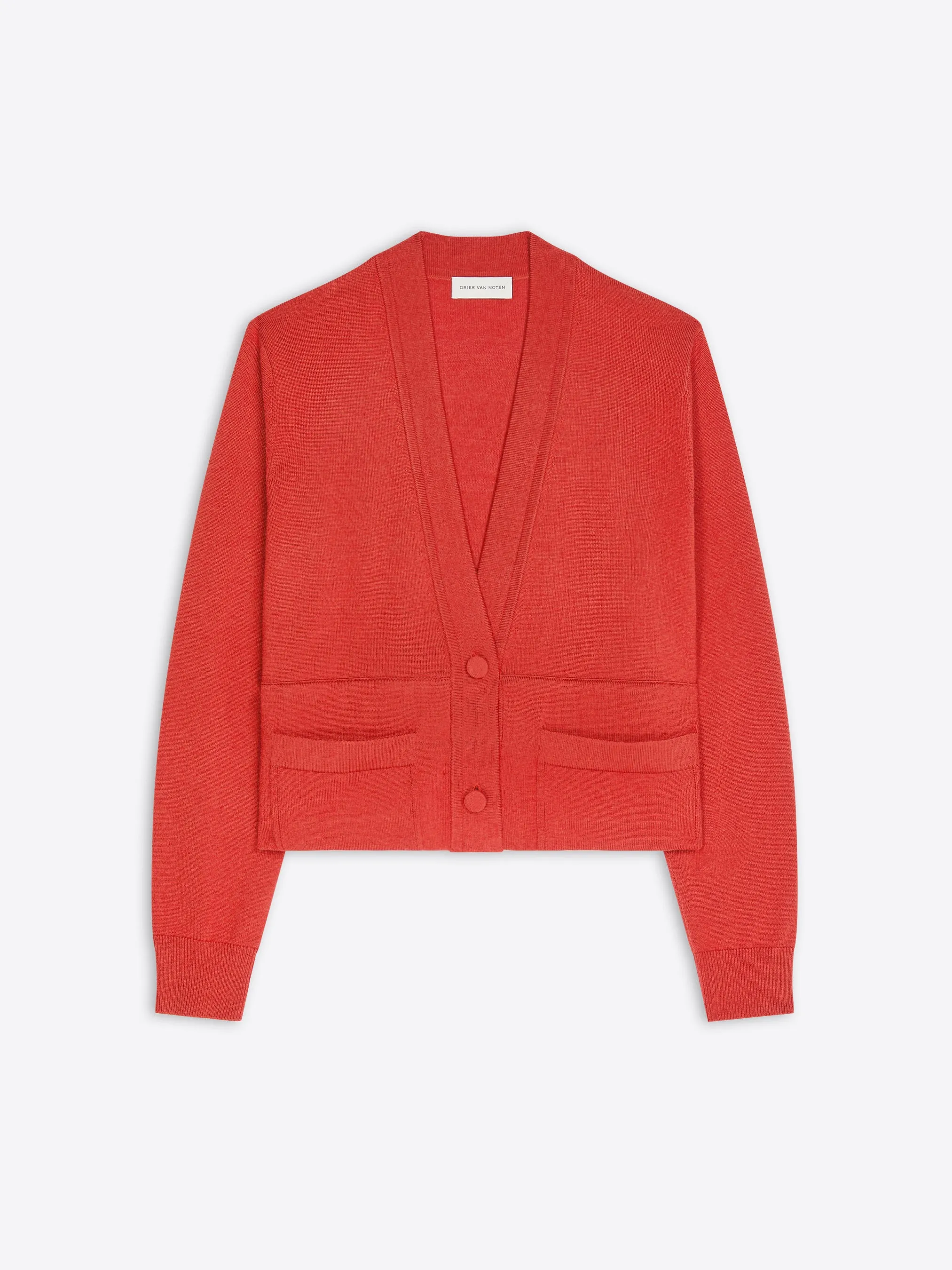 Cropped wool cardigan sold by Dries Van Noten