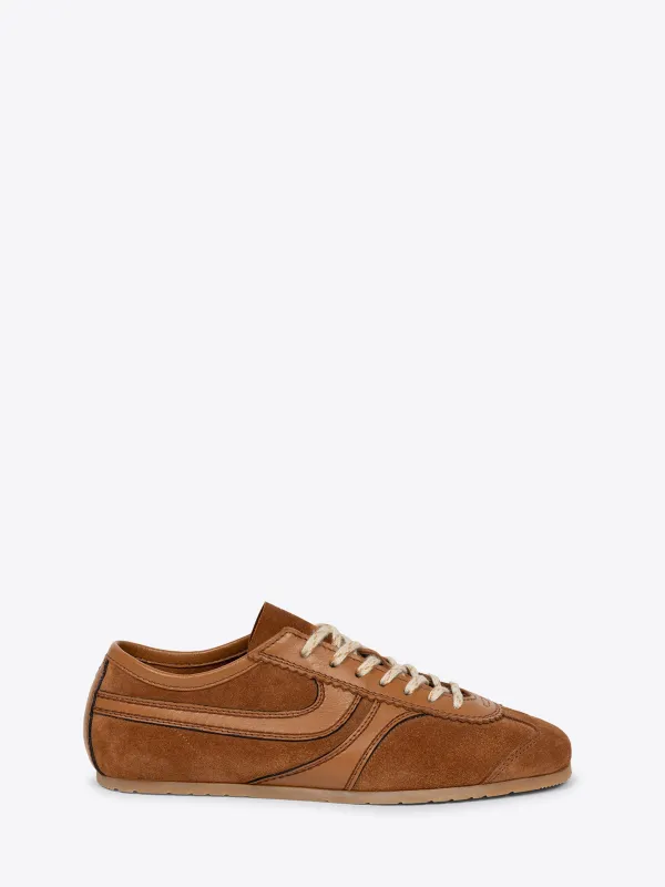 Suede sneakers made by Dries Van Noten