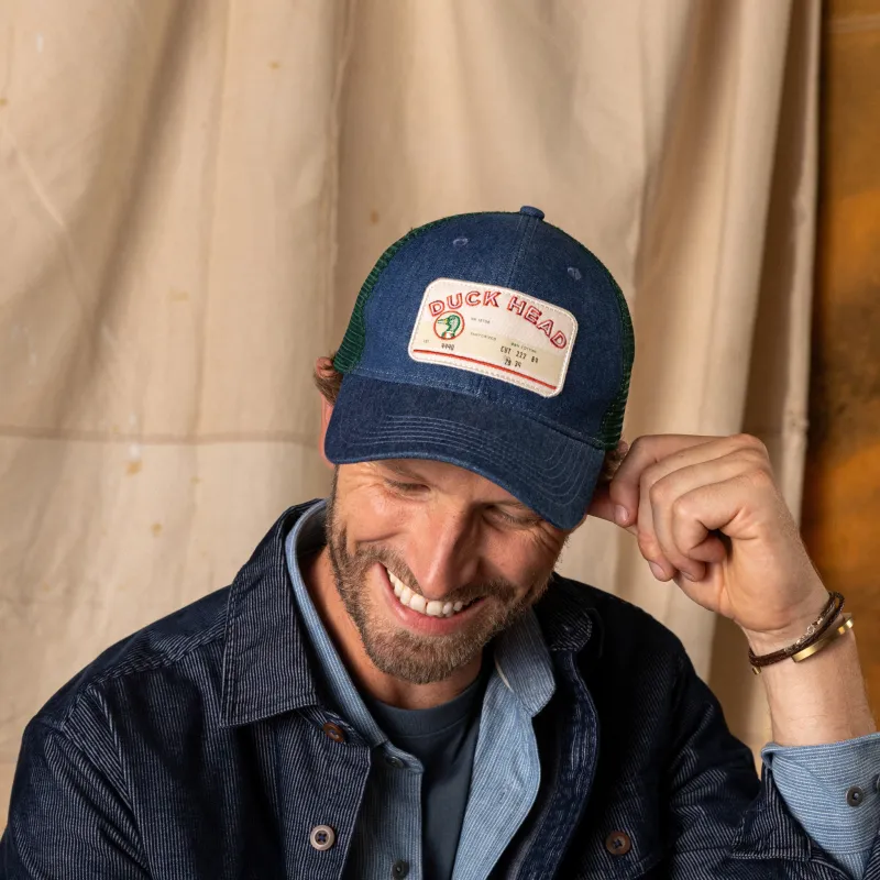 Denim Trucker Hat - 160th Anniversary Edition made by Duck Head