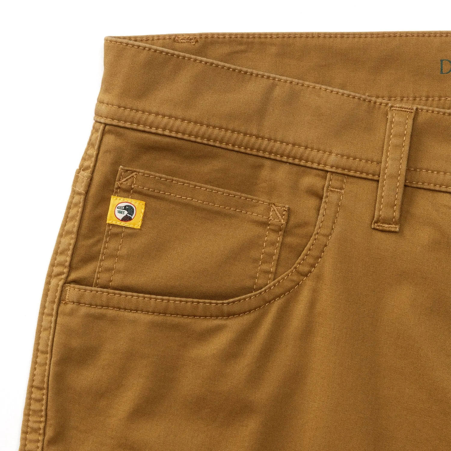 Shoreline Five-Pocket - Dull Gold sold by Duck Head product image thumbnail 3
