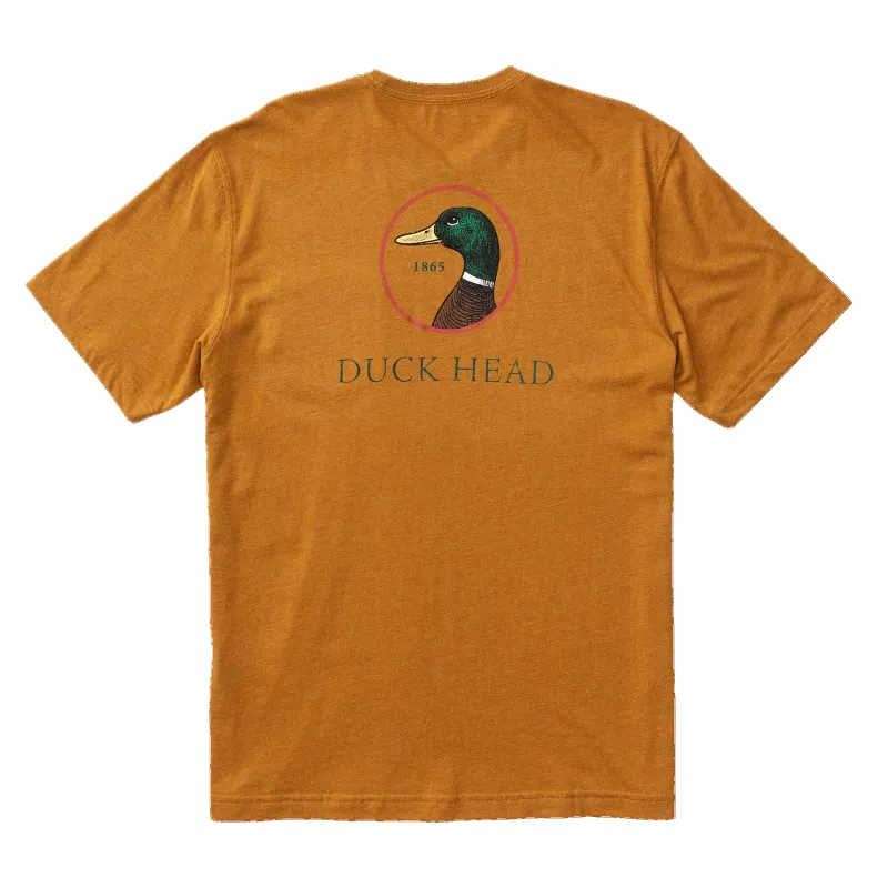 Logo Short Sleeve T-Shirt - Honey Brown made by Duck Head