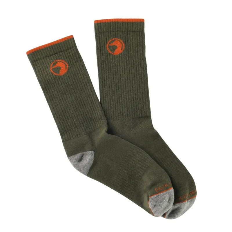 Logo Sock - Olive made by Duck Head
