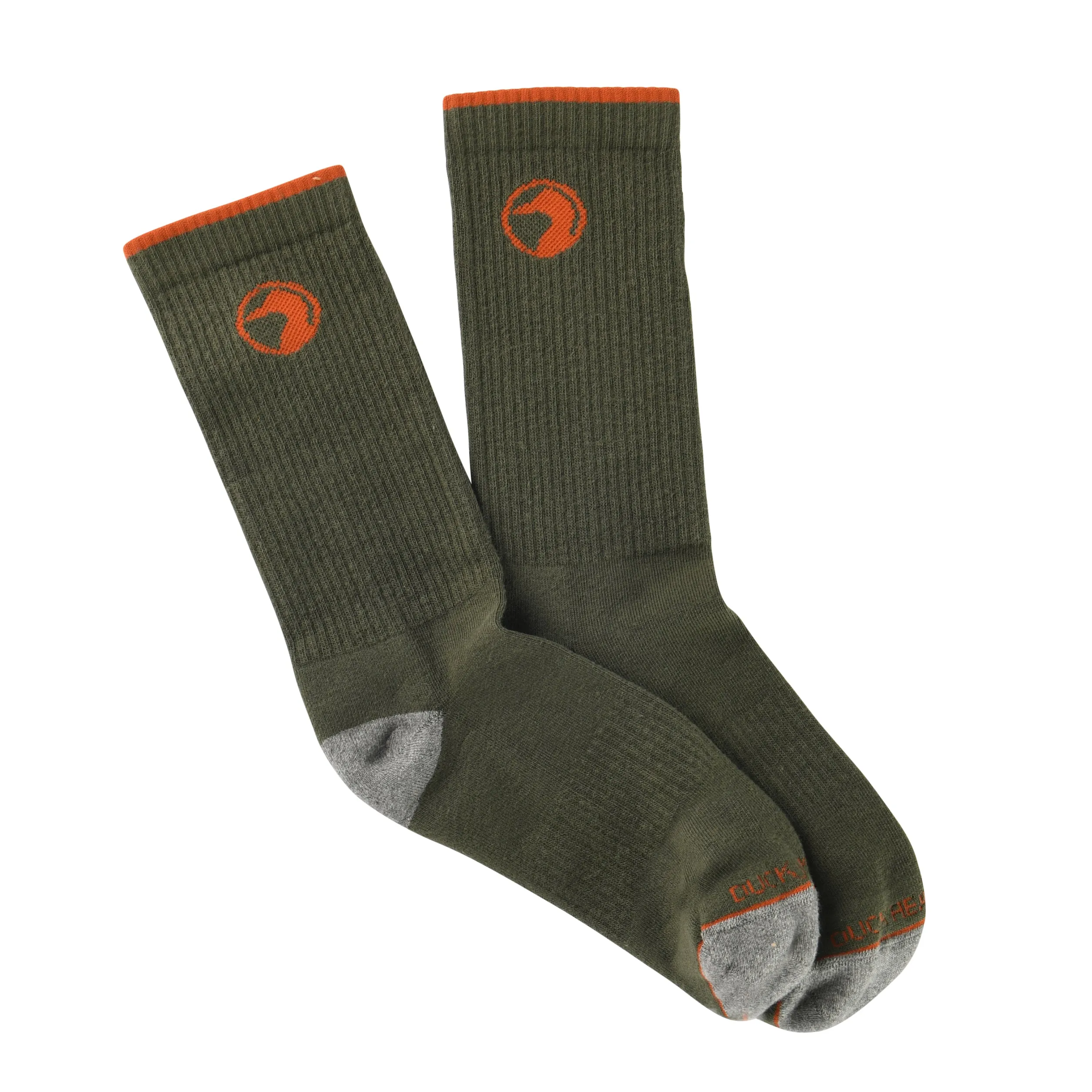 Logo Sock - Olive sold by Duck Head