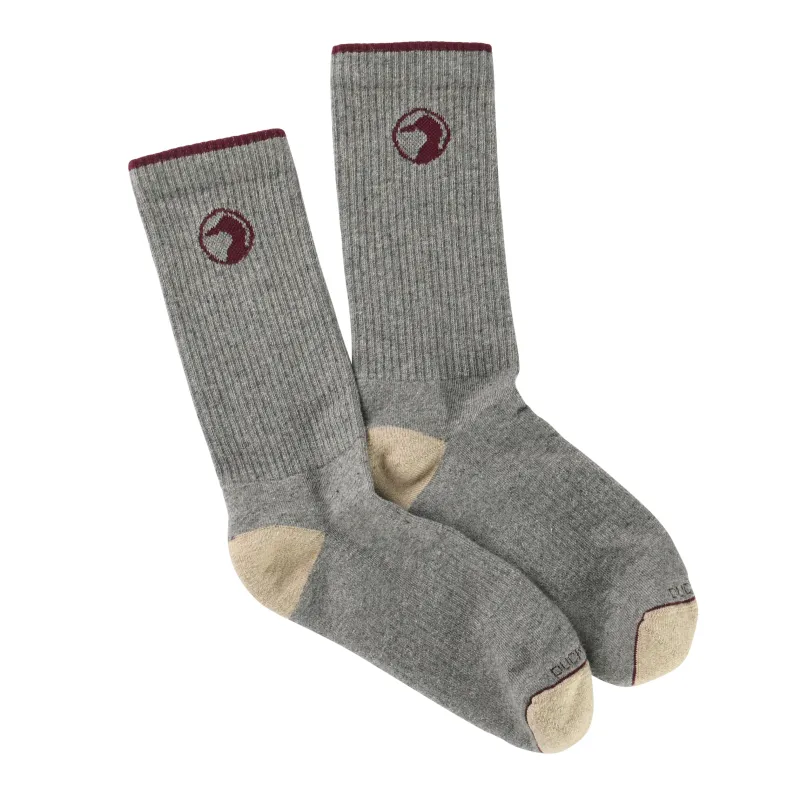 Logo Sock - Varsity Grey made by Duck Head