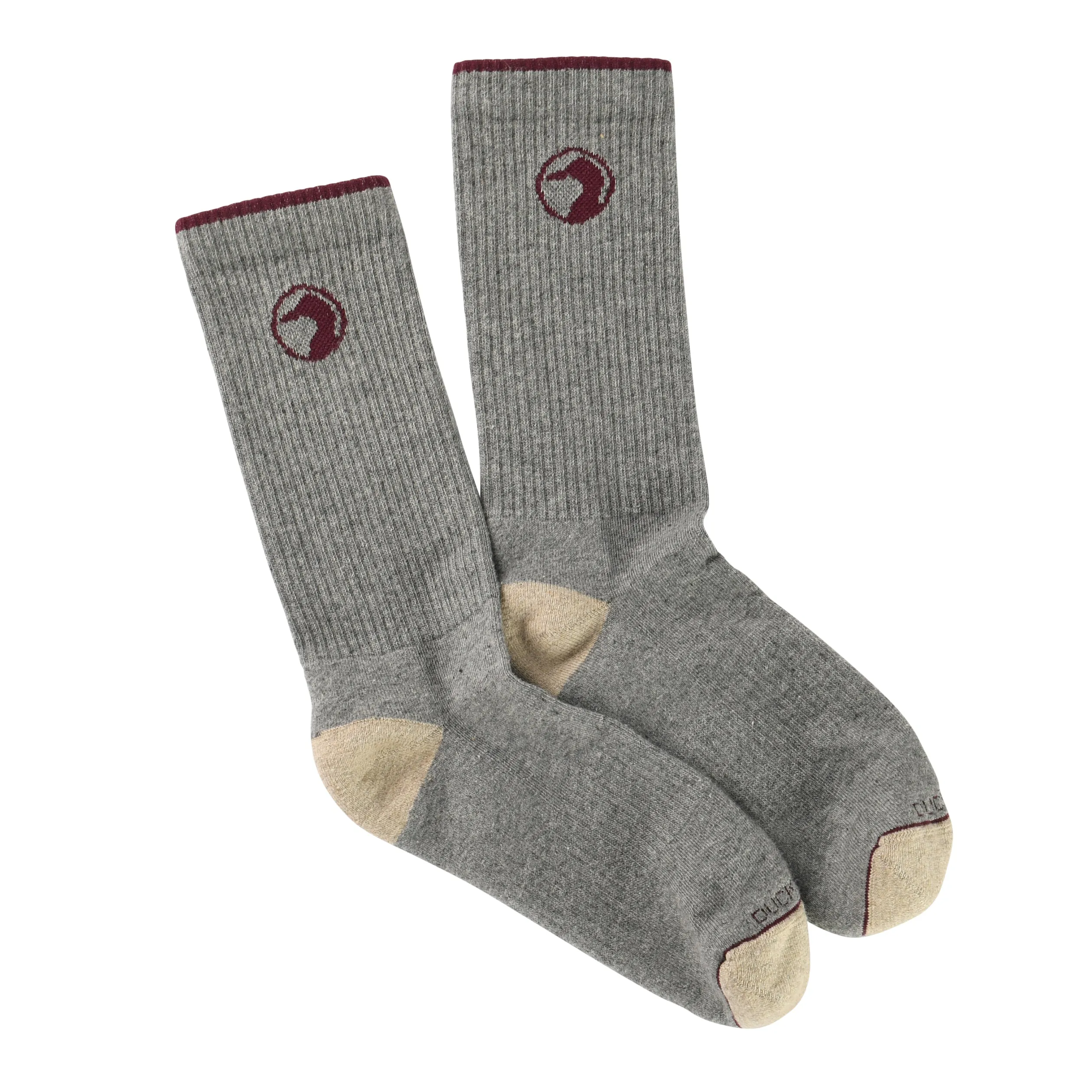 Logo Sock - Varsity Grey sold by Duck Head