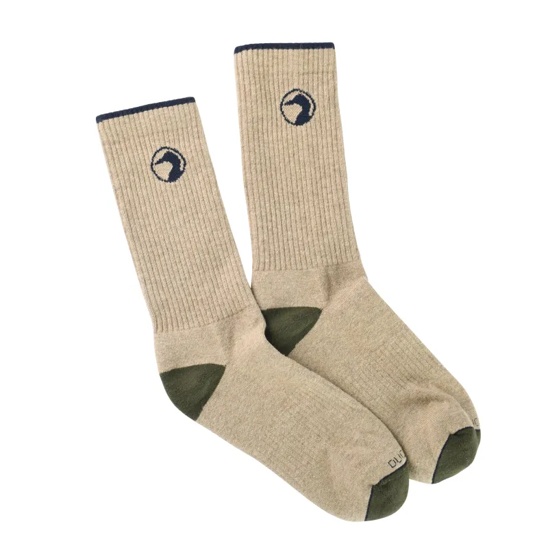 Logo Sock - Stone made by Duck Head