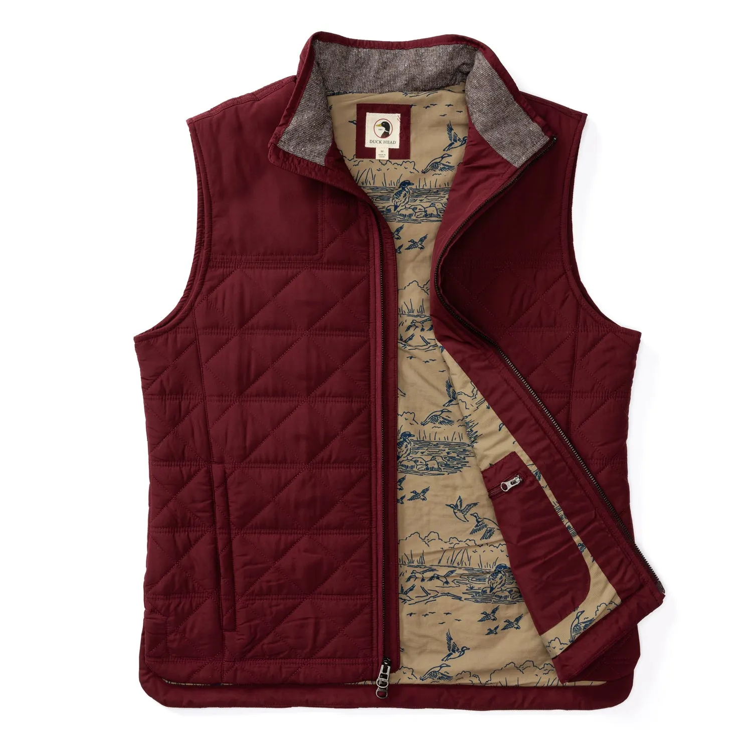 Fremont Performance Quilted Vest - Tawny Port sold by Duck Head product image thumbnail 2