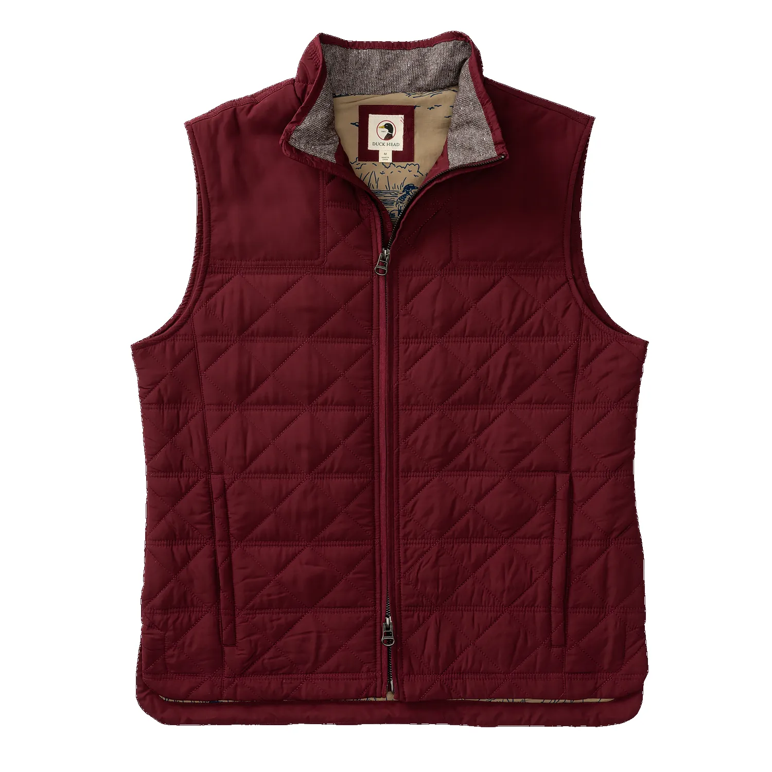 Fremont Performance Quilted Vest - Tawny Port sold by Duck Head