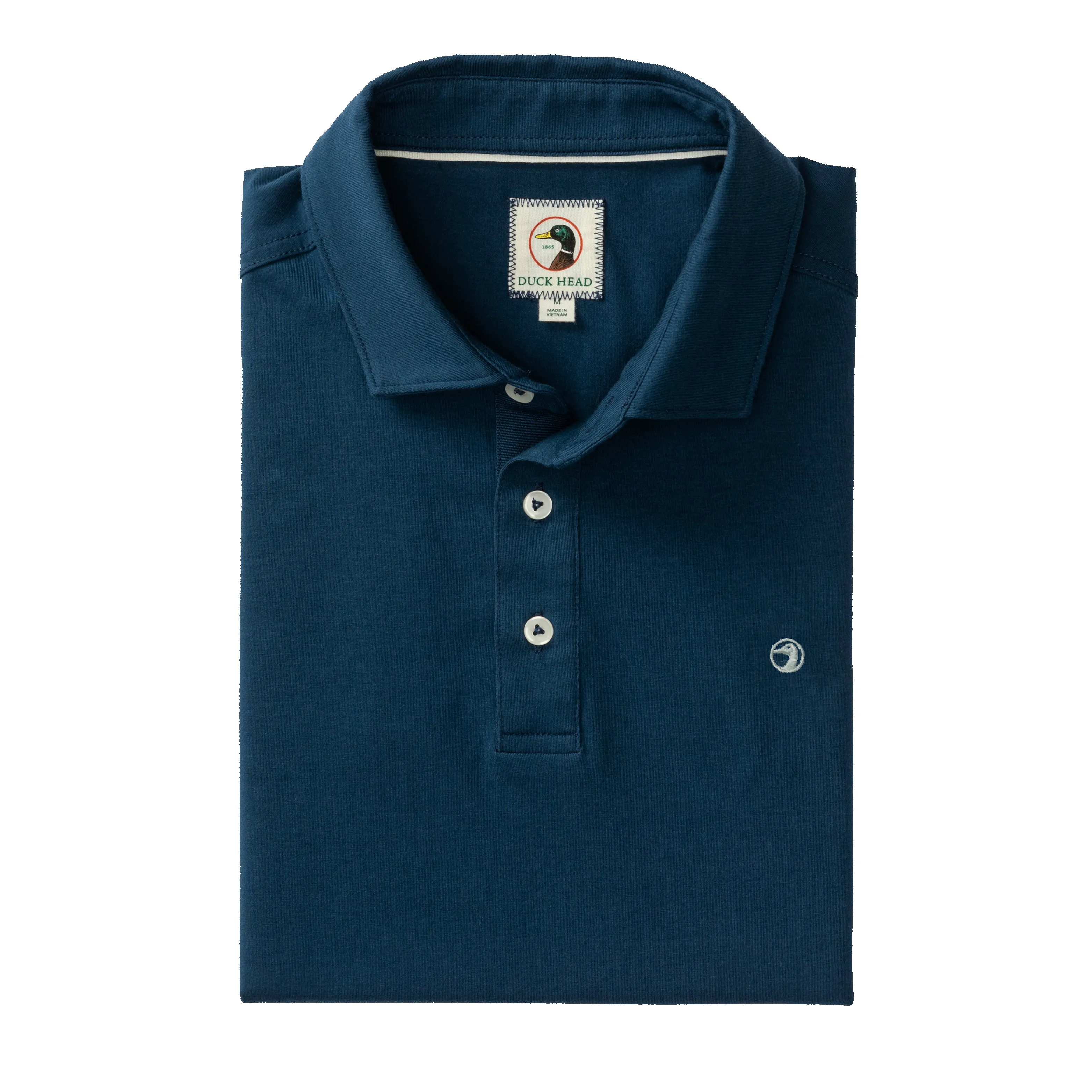 Hanover Pima Cotton Polo - Navy sold by Duck Head product image thumbnail 3