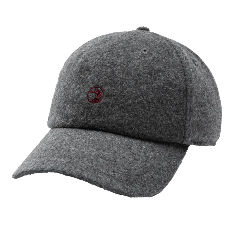 Embroidery Logo Flannel Wool Hat - Heather Grey sold by Duck Head