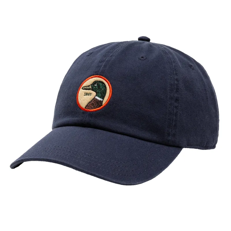 Circle Patch Twill Hat - Maritime Blue made by Duck Head