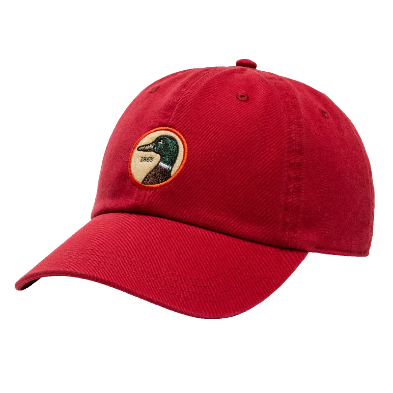 Circle Patch Twill Hat - Rio Red made by Duck Head