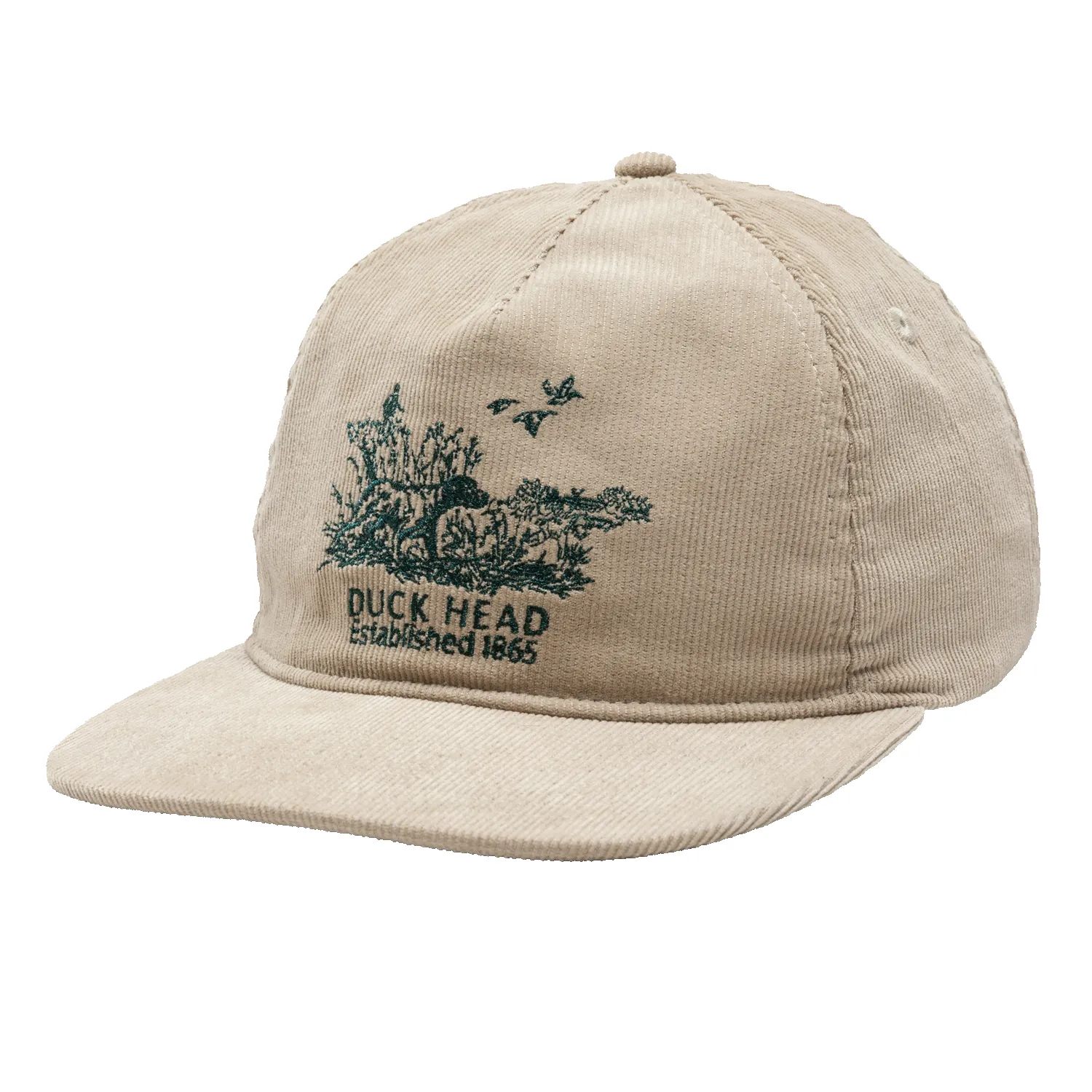 Corduroy Unstructured 5-Panel Hat - Stone sold by Duck Head product image thumbnail 2