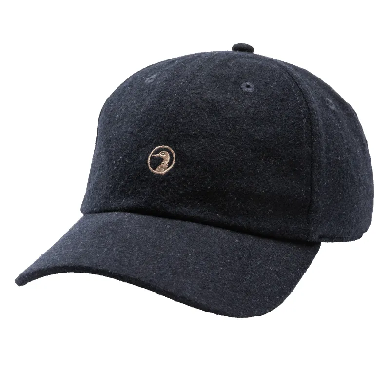 Embroidery Logo Flannel Wool Hat - Maritime Blue Heather sold by Duck Head