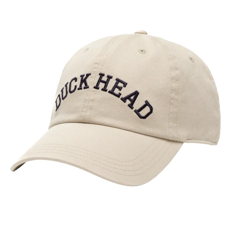 Gold School Twill Hat - Stone made by Duck Head