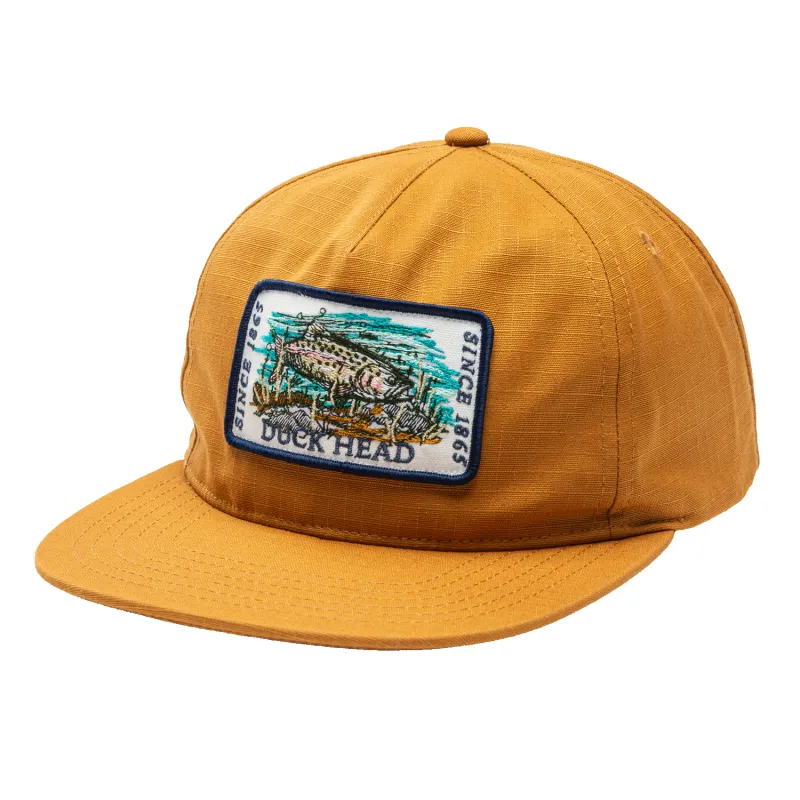 Ripstop Unstructured 5-Panel Hat - Harvest Spice made by Duck Head
