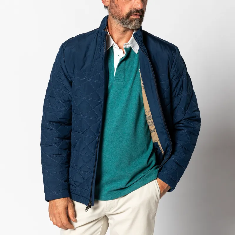 Fremont Sport Performance Quilted Jacket - Royal Navy sold by Duck Head