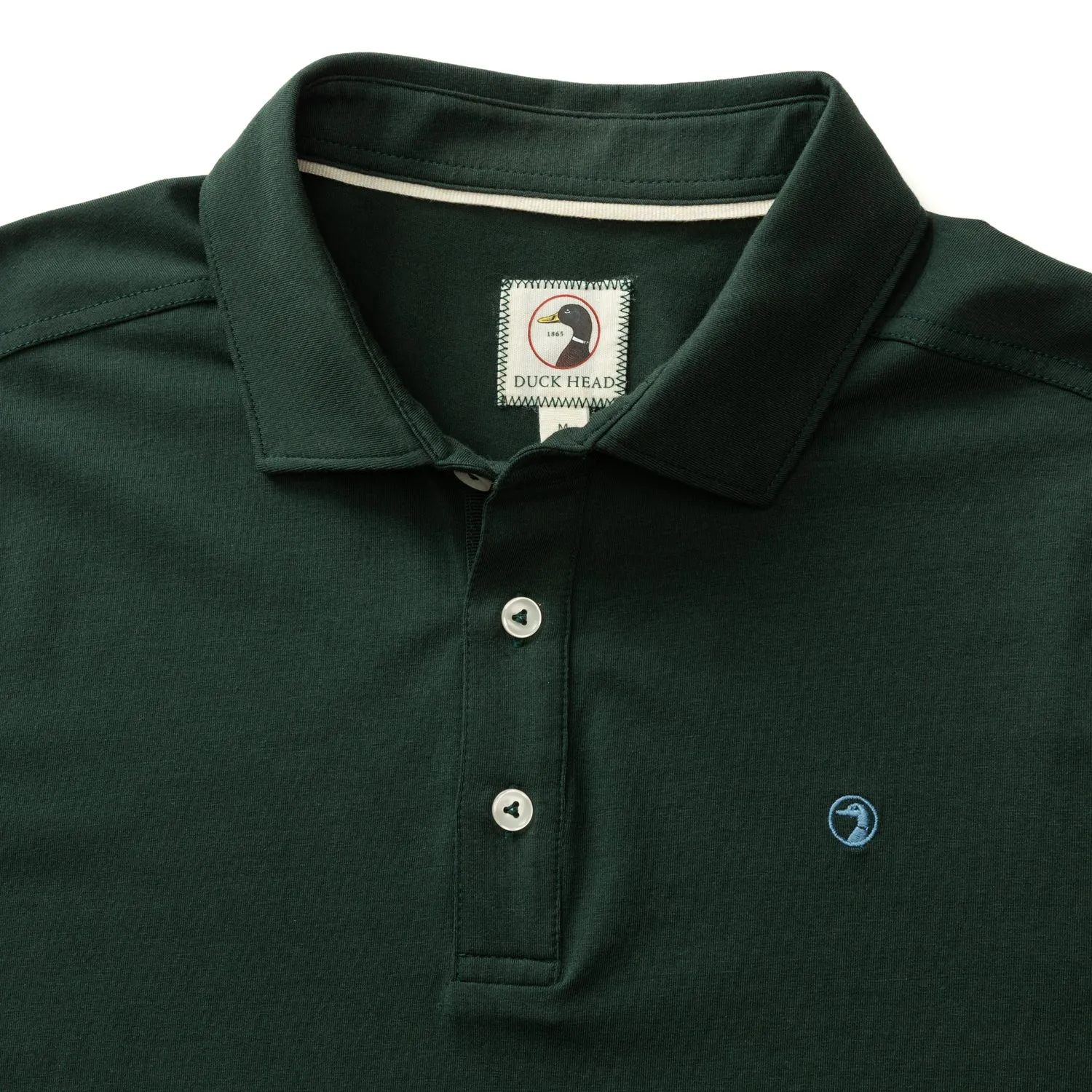 Hanover Pima Cotton Polo - Spruce Green sold by Duck Head product image thumbnail 3