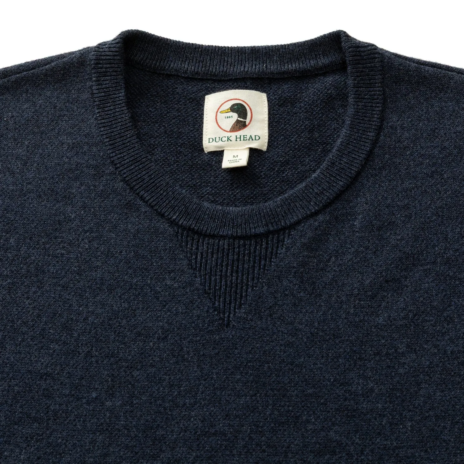 Henson Merino Crewneck Sweater - Navy Heather sold by Duck Head product image thumbnail 4
