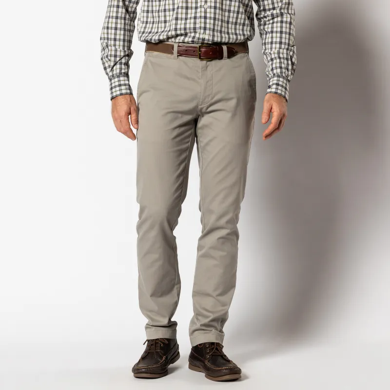 Slim Fit Gold School Chino - Placid Grey sold by Duck Head