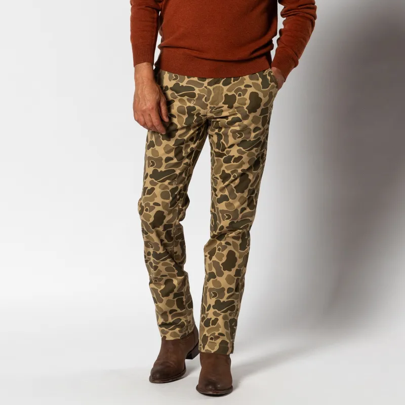 Classic Fit Gold School Chino - Original Khaki Camo sold by Duck Head
